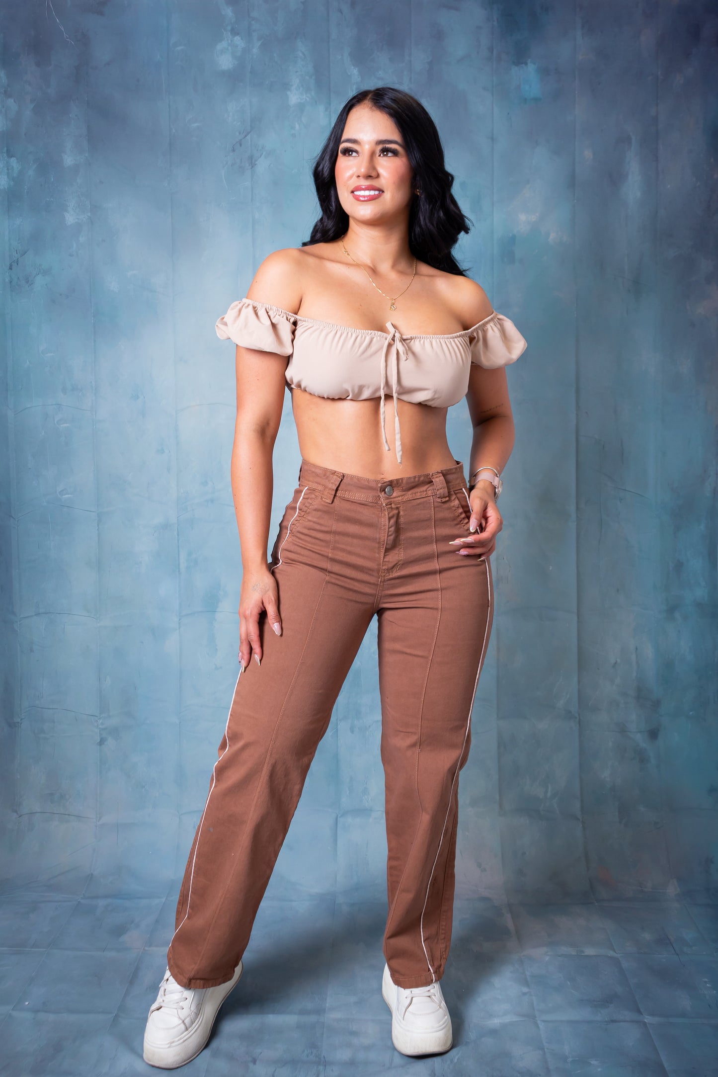 Jean Wide Leg Cocoa